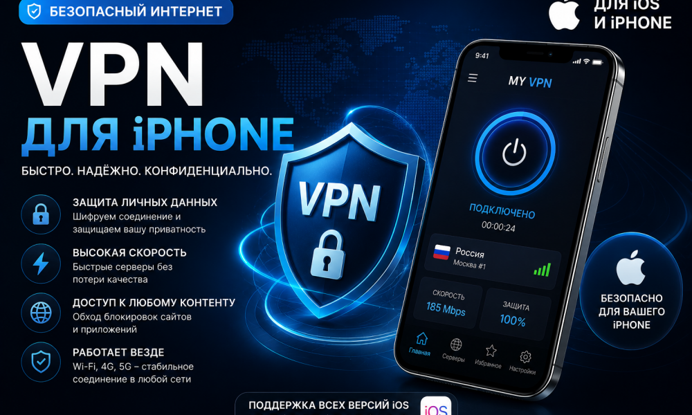 рабочий VPN на iPhone