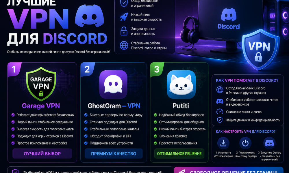 VPN для Discord и игр