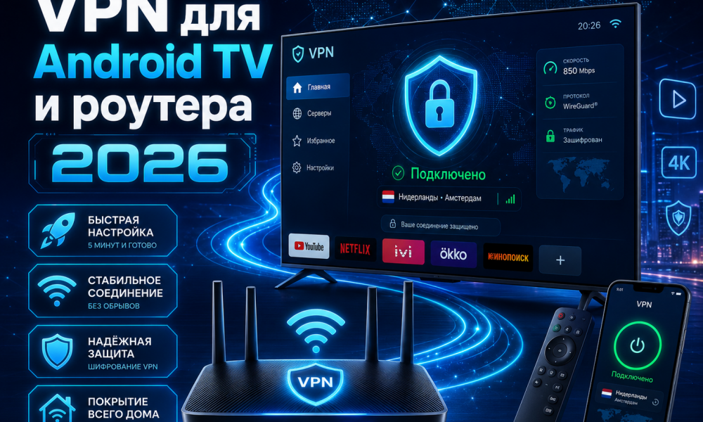 VPN для Android TV и роутера