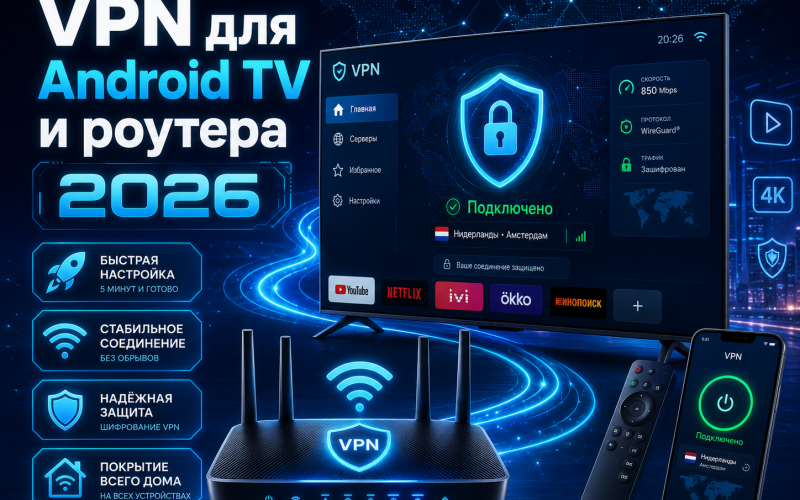 VPN для Android TV и роутера